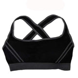 Women's crop top sports bra