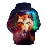 Galaxy Wolf Hoodie