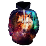 Galaxy Wolf Hoodie